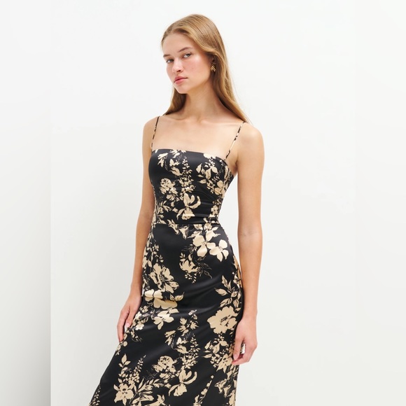 Brand new reformation Frankie Silk Dress - Picture 3 of 15